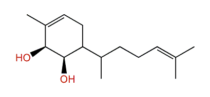 cis-Bisabola-1(6),10-dien-2,3-diol B